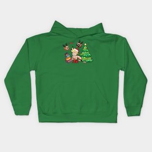 Mister Yoga - Santa Kids Hoodie